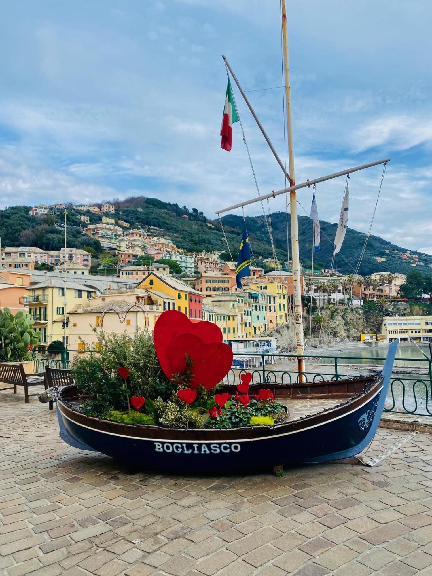 Cav Gli Ulivi Di Bogliasco Villa Exteriör bild